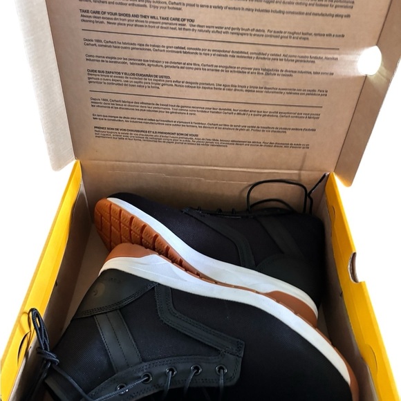 Carhartt Force 5-Inch Nano Composite Toe Lightweight Shoe Boot Sz 10W Black NIB - Picture 6 of 8
